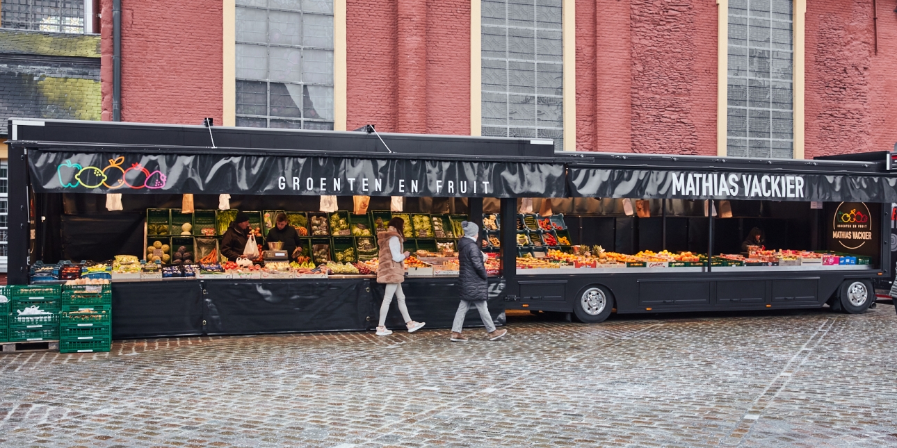 Foodtruck van Mathias Vackier door Wimag